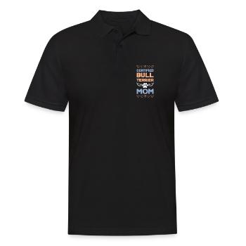 Bull Terrier Mom Certified - Men's Polo Shirt - black - Front - Kai (181cm)