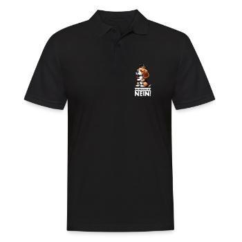 Before you ask: Beagle Beagle Owner Beagle Holder - Men's Polo Shirt - black - Front - Kai (181cm)