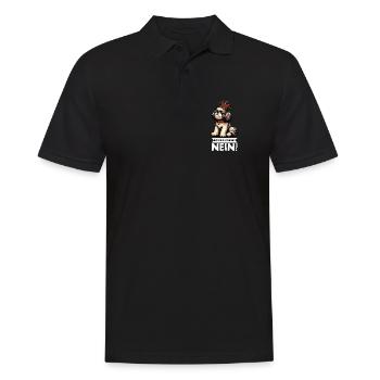 Bevor Du Fragst Nein Shih tzu Shih tzus Shih  - Männer Poloshirt - Schwarz - Vorne - Kai (181cm)