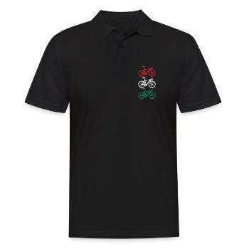 Cycling Hongrie - Polo Homme - noir - Devant - Kai (181cm)
