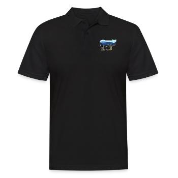 Allgäu Alps Bavaria - Men's Polo Shirt - black - Front - Kai (181cm)