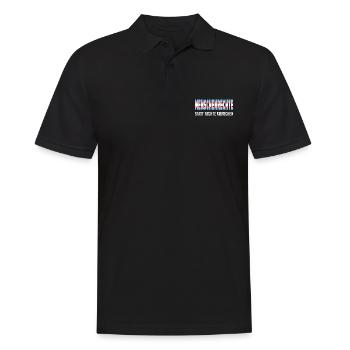 Transgender Menschenrechte Trans Pride - Männer Poloshirt - Schwarz - Vorne - Kai (181cm)