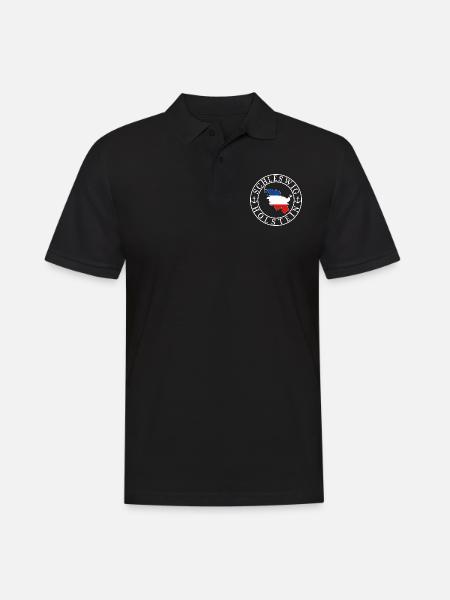 Schleswig-Holstein - Men's Polo Shirt - black