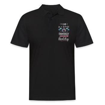Elfe Enfants Garçons Fille - Polo Homme - noir - Devant - Kai (181cm)