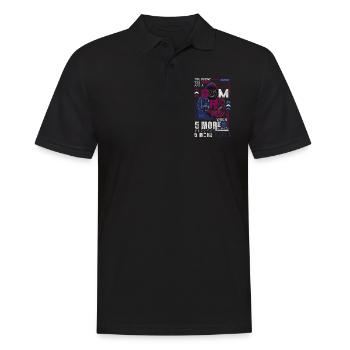 Manette de jeu Gaming Nerd - Polo Homme - noir - Devant - Kai (181cm)