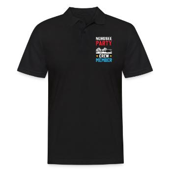 Équipage de la North Sea Party - Polo Homme - noir - Devant - Kai (181cm)