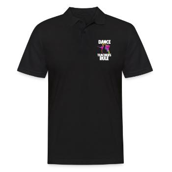 Professeur de danse Règle Professeur de danse Cadeau de l’école de danse - Polo Homme - noir - Devant - Kai (181cm)