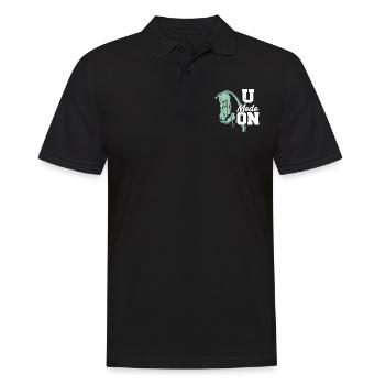 Mode U activé – Saut à la perche - Polo Homme - noir - Devant - Kai (181cm)