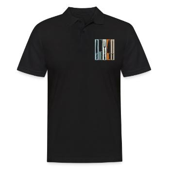 Butcher Knives In Vintage Look - Men's Polo Shirt - black - Front - Kai (181cm)