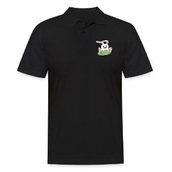 Pâques est là! Joli cadeau cool pour les enfants - Polo Homme - noir - Devant - Kai (181cm)