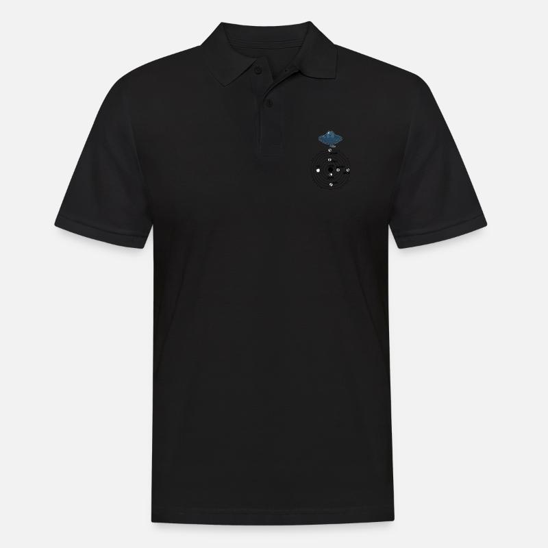 Außerirdisch Alien Verschwörungstheorie - Männer Poloshirt - Schwarz