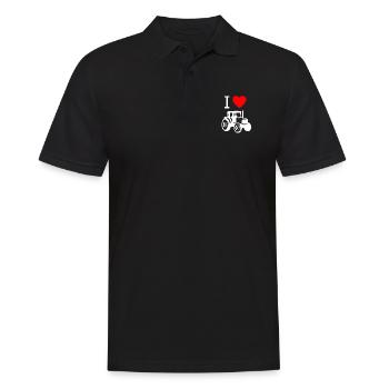 Tracteur agricole tracteur agricole - Polo Homme - noir - Devant - Kai (181cm)