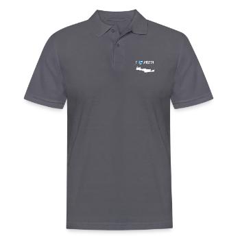 I Love Kreta - Männer Poloshirt - Anthrazit - Vorne - Nico (186cm)