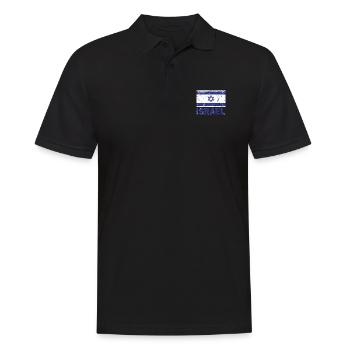 Drapeau d'Israël - Polo Homme - noir - Devant - Kai (181cm)