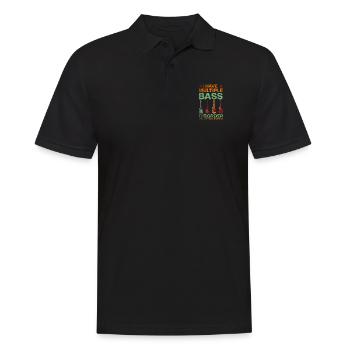 Guitar Bassist - Men's Polo Shirt - black - Front - Kai (181cm)