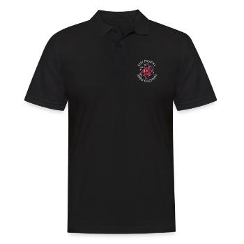 Physic quantum physics science - Men's Polo Shirt - black - Front - Kai (181cm)