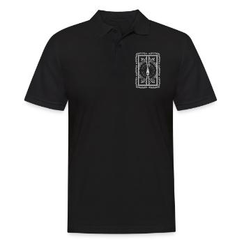 Darkness - Kingdom Hearts - White - Men's Polo Shirt - black - Front - Kai (181cm)