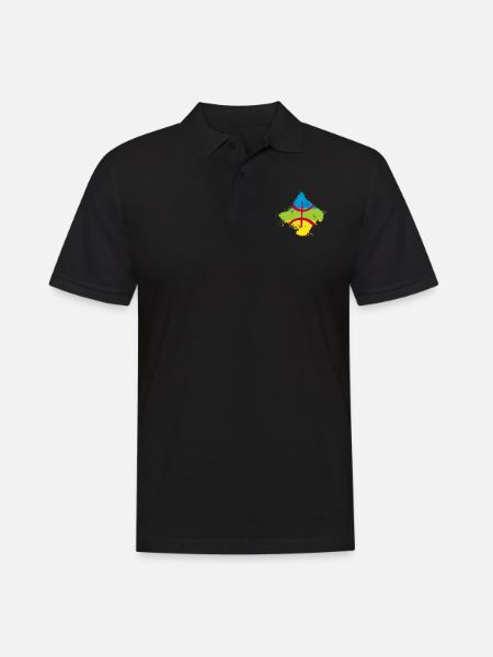 Amazigh - Men's Polo Shirt - black