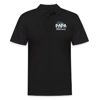 Futur papa veuillez patienter - Polo Homme - noir - Devant - Kai (181cm)