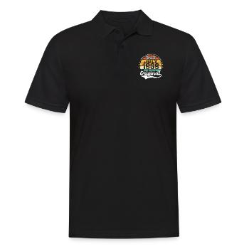 1969 Juillet - Années de grandeur depuis juillet 1969 - Polo Homme - noir - Devant - Kai (181cm)