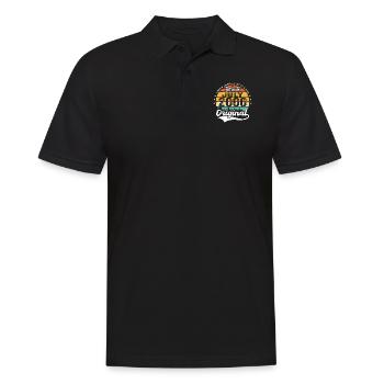2000 Juli - Jahre Großartigkeit seit Juli 2000 - Männer Poloshirt - Schwarz - Vorne - Kai (181cm)