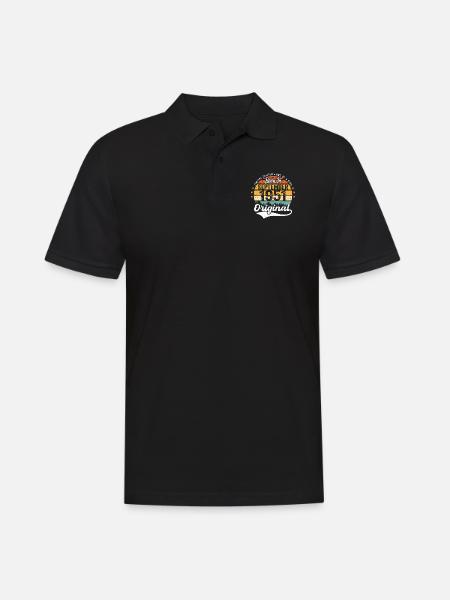 September 1951 Jubilee 1951 September - Men's Polo Shirt - black