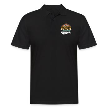 September 2020 Anniversary 2020 September - Men's Polo Shirt - black - Front - Kai (181cm)