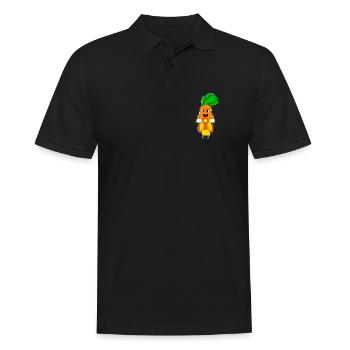 Carrot Scooter - Men's Polo Shirt - black - Front - Kai (181cm)