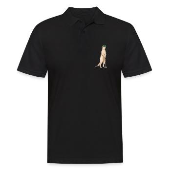 Meerkat Golf Golf Clubs - Men's Polo Shirt - black - Front - Kai (181cm)