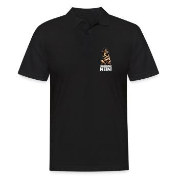 Avant que vous ne demandiez aux bergers bergers allemands - Polo Homme - noir - Devant - Kai (181cm)