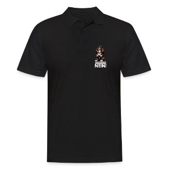 Before you ask No Münsterländer Münsterhund - Men's Polo Shirt - black - Front - Kai (181cm)