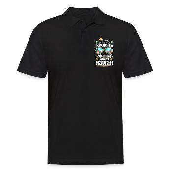 Vagues de plage Vacances d’été Plongée - Polo Homme - noir - Devant - Kai (181cm)