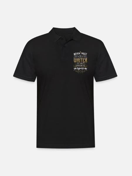 Writer's Fantasy - Men's Polo Shirt - black