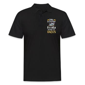 Koalabär Beuteltier Tierschutz - Männer Poloshirt - Schwarz - Vorne - Kai (181cm)