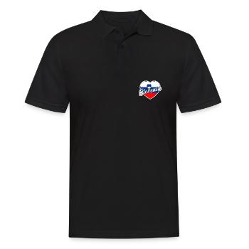 Slovenia - Men's Polo Shirt - black - Front - Kai (181cm)