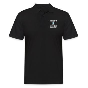 Légistes | Techniciens de police scientifique Médecine légale - Polo Homme - noir - Devant - Kai (181cm)