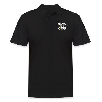 Enfant cancer cadeau maman | DIPG Anticancéreux - Polo Homme - noir - Devant - Kai (181cm)