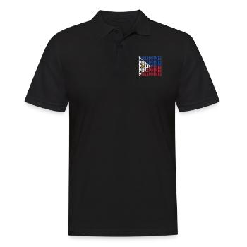 Fier drapeau philippin d’origine philippine - Polo Homme - noir - Devant - Kai (181cm)
