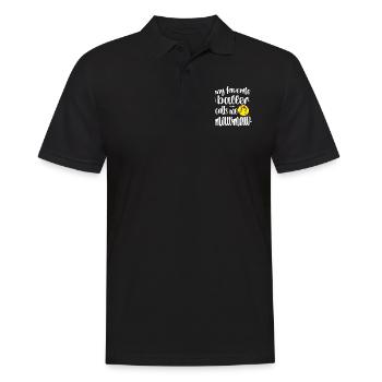 Mawmaw Oma Von Softballspieler Softball Mawmaw - Männer Poloshirt - Schwarz - Vorne - Kai (181cm)