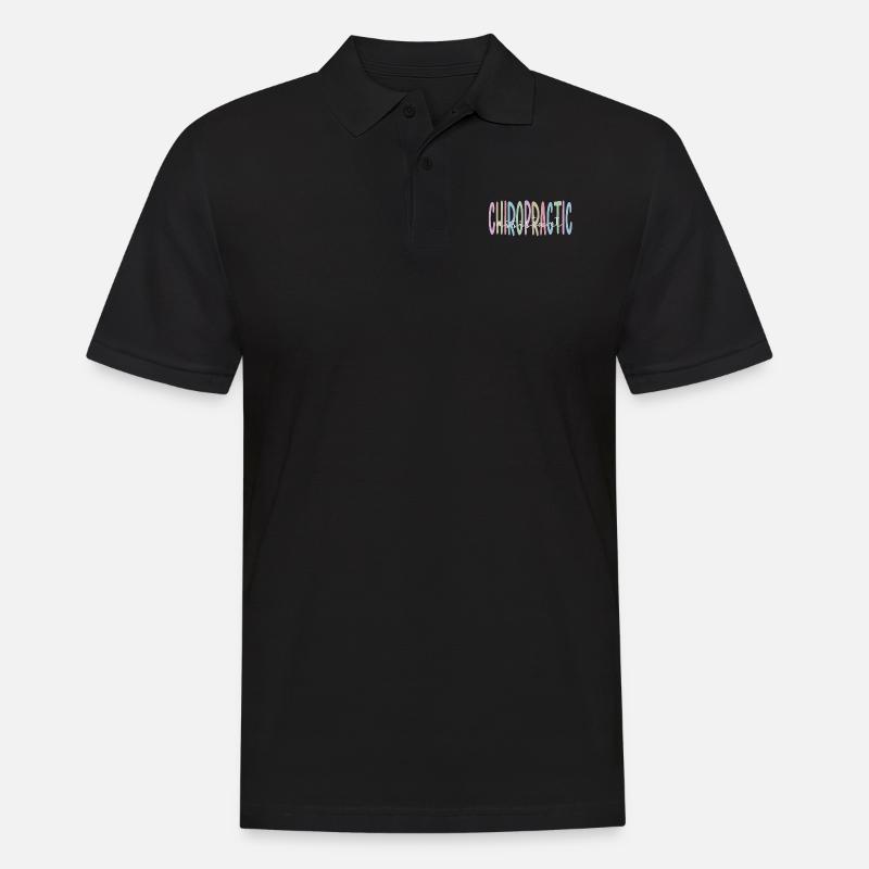 Chiropraktischer Assistent Chiropraktik-Assistent - Männer Poloshirt - Schwarz