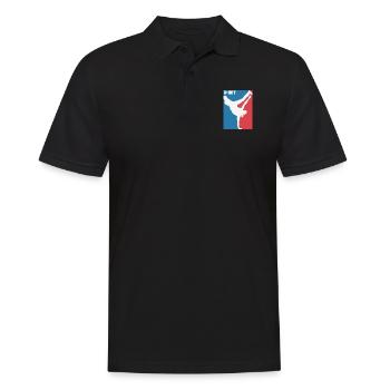 Breakdance B-Boy Hip-Hop und Funk - Männer Poloshirt - Schwarz - Vorne - Kai (181cm)