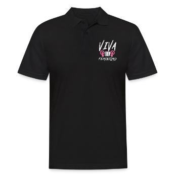 Feminist Women's Rights Female - Men's Polo Shirt - black - Front - Kai (181cm)