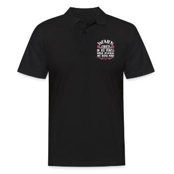 Feminist Women's Rights Female - Men's Polo Shirt - black - Front - Kai (181cm)