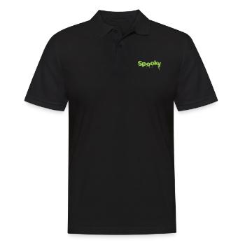 Spooky Halloween Candy Custom États-Unis - Polo Homme - noir - Devant - Kai (181cm)