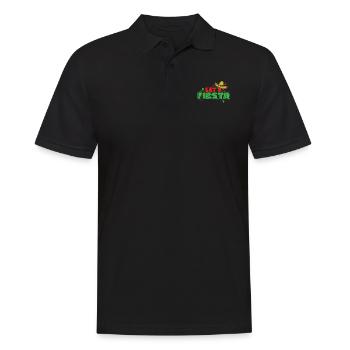 Let’s Fiesta Sombrero Feiertag Mexiko - Männer Poloshirt - Schwarz - Vorne - Kai (181cm)