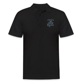 This is my Human Costume I’m Really a Raven - Männer Poloshirt - Schwarz - Vorne - Kai (181cm)