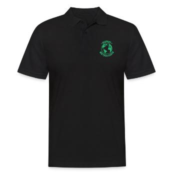 Respect Mother Earth Nature Planet Earth - Men's Polo Shirt - black - Front - Kai (181cm)