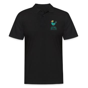 Remenber the Dodo Vogel aus Mauritius - Männer Poloshirt - Schwarz - Vorne - Kai (181cm)