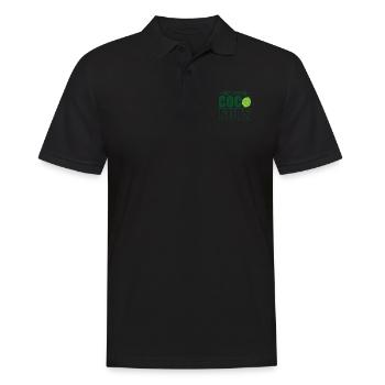 Powered by Coconuts Palm Exotic Fruit - Men's Polo Shirt - black - Front - Kai (181cm)