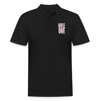 Trou dans un golf - Polo Homme - noir - Devant - Kai (181cm)